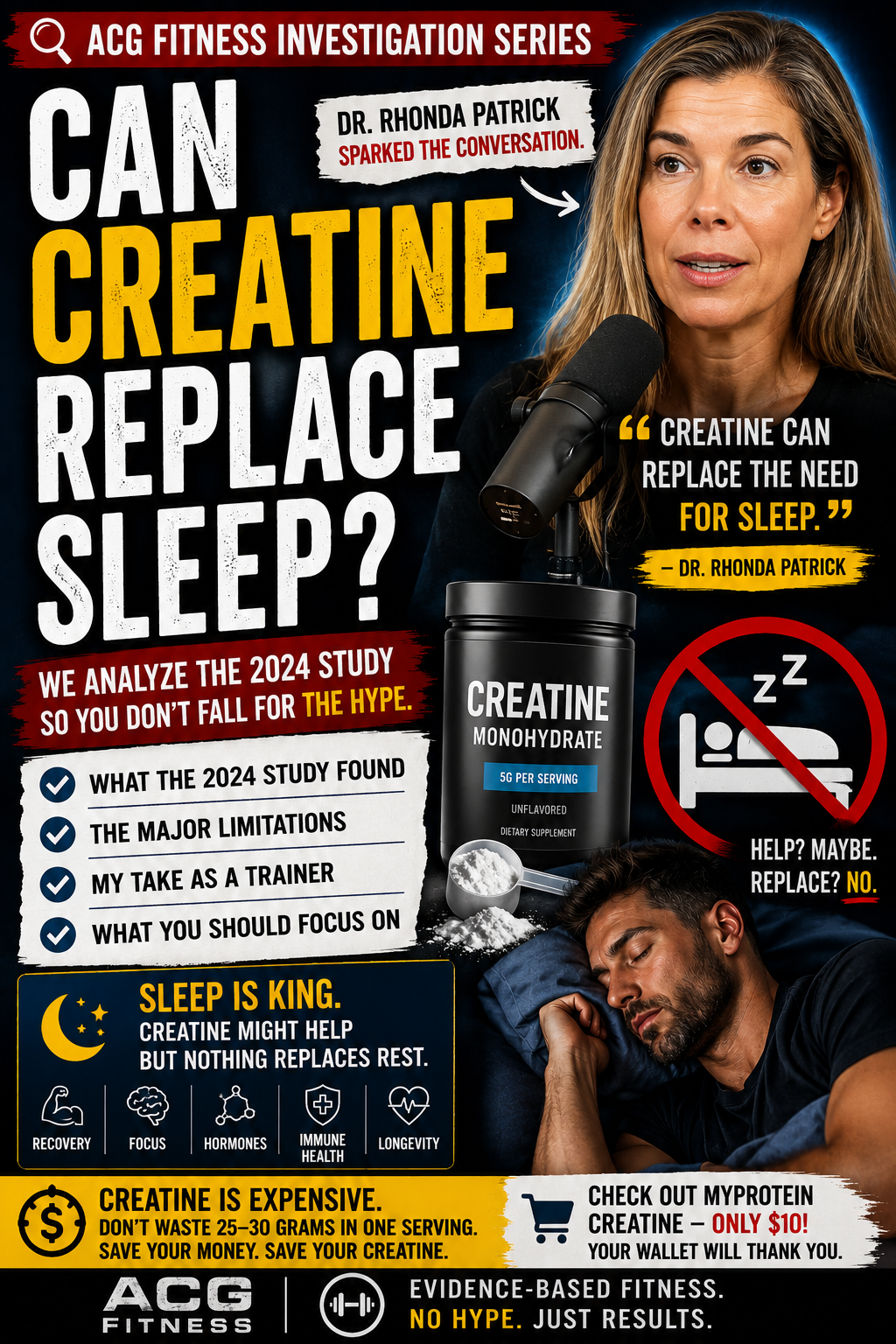 Can Creatine Replace Sleep