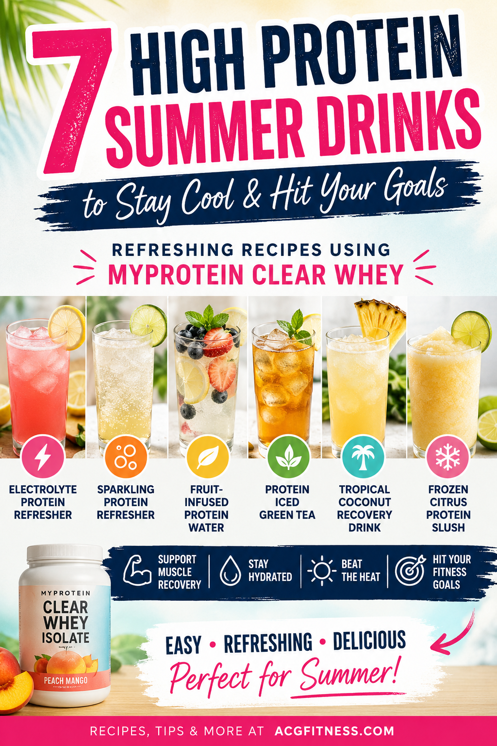 High Protein Summer Drinks
