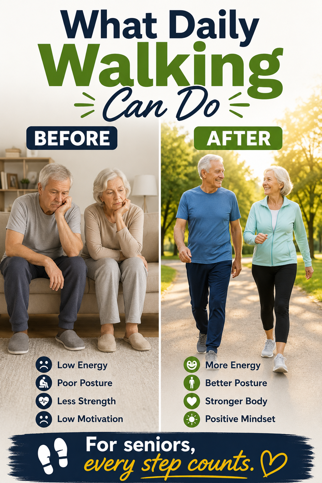 How Many Steps Should Seniors Walk a Day